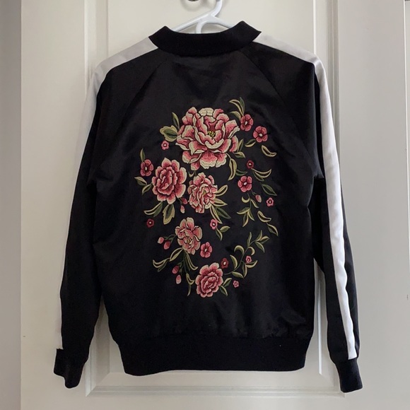 Embroidered bomber jacket - Picture 1 of 4